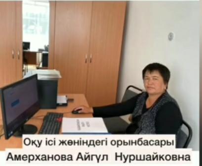 Директордың оқу ісі жөніндегі орынбасары